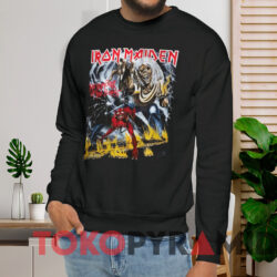 Vintage Iron Maiden The Number Of The Beast T-shirt 2 Vintage Iron Maiden The Number Of The Beast T shirt Black Sweatshirt