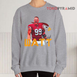 Vintage J J Watt Cardinals Signatures Sweatshirt