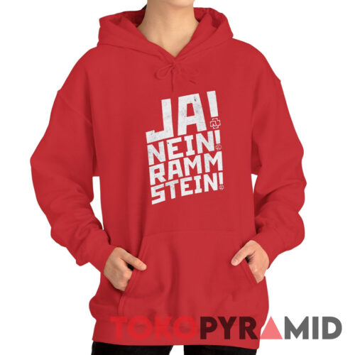 Vintage Ja Nein Rammstein Hoodie Vintage Ja Nein Rammstein Hoodie