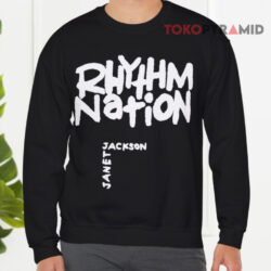 Vintage Janet Jackson Rhythm Nation Tour Shirt 3 Vintage Janet Jackson Rhythm Nation Tour Sweatshirt Front