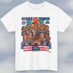 Vintage Japan Games Tokyo 1999 Kings Vs Timberwolves Shirt