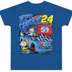 Vintage Jeff Gordon Snoopy Peanuts 50th NASCAR T-shirt 5 Vintage Jeff Gordon Snoopy Peanuts 50th Nascar T shirt