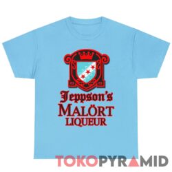 Vintage Jeppson's Malort Liqueur Light Blue T shirt