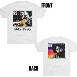 Vintage Jerry Garcia Stamp 1995 Rare 2-Sided Shirt 6 Vintage Jerry Garcia Stamp 1995 Rare 2 Sided