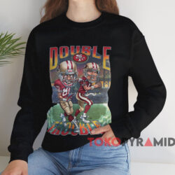 Vintage Jerry Rice Steve Young Caricature T-shirt 3 Vintage Jerry Rice Steve Young Caricature T shirt Black Sweatshirt