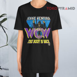 Vintage Jesse Ventura Wcw The Body Is Back Black T shirt