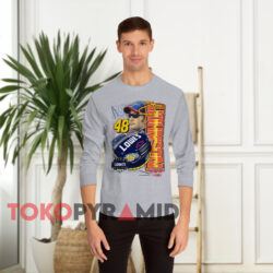 Vintage Jimmie Johnson 48 Lowes Nascar Shirt 4 Vintage Jimmie Johnson 48 Lowe's Nascar Grey Long sleeved