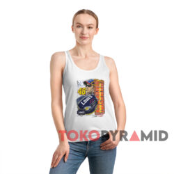 Vintage Jimmie Johnson 48 Lowes Nascar Shirt 3 Vintage Jimmie Johnson 48 Lowe's Nascar White Tank Top