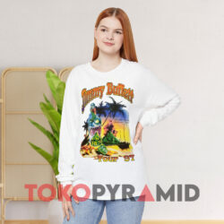 Vintage Jimmy Buffett 1997 Tour Double Sided T-shirt 4 Vintage Jimmy Buffett 1997 Tour Double Sided White Long sleeved Front