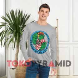 Vintage Jimmy Buffett Parrot Head Club T-shirt 4 Vintage Jimmy Buffett Parrot Head Club Grey Long sleeved