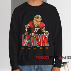 Vintage Joe Montana San Francisco 49ers T-shirt 3 Vintage Joe Montana San Francisco 49ers T shirt Black Sweatshirt