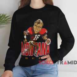Vintage Joe Montana San Francisco 49ers T-shirt 4 Vintage Joe Montana San Francisco 49ers T shirt Black Sweatshirt