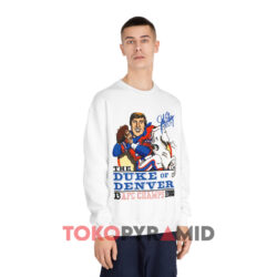 Vintage John Elway Mvp The Duke Of Denver White Sweatshirt