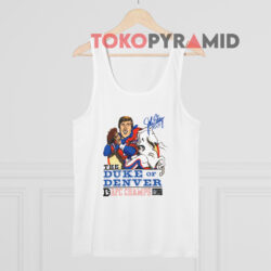Vintage John Elway Mvp The Duke Of Denver White Tank Top