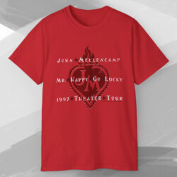 Vintage John Mellencamp Mr Happy Go Lucky 1997 Theater Tour T shirt