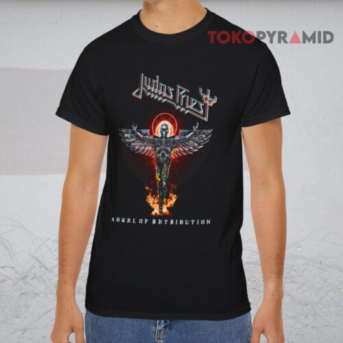 Vintage Judas Priest Angel Of Retribution Black T shirt