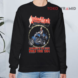 Vintage Judas Priest Defenders Of The Faith World Tour 1984 Black Sweatshirt