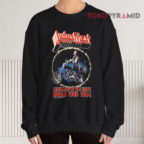 Vintage Judas Priest Defenders Of The Faith World Tour 1984 Sweatshirt