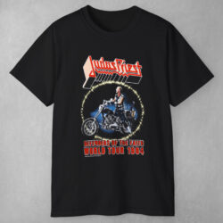 Vintage Judas Priest Defenders Of The Faith World Tour 1984 T shirt