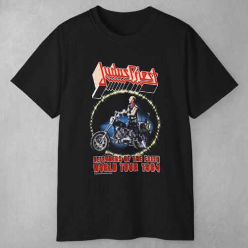 Vintage Judas Priest Defenders Of The Faith World Tour 1984 T shirt