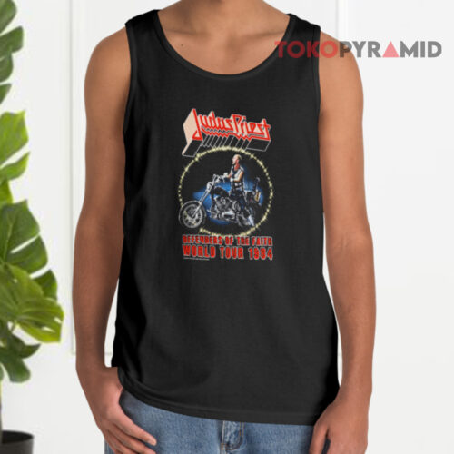 Vintage Judas Priest Defenders Of The Faith World Tour 1984 Tank Top