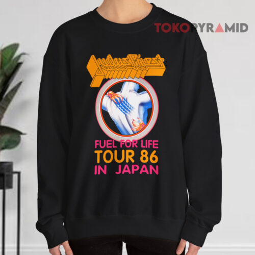 Vintage Judas Priest Fuel For Life Tour 86 In Japan Sweatshirt