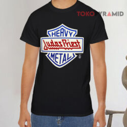 Vintage Judas Priest Heavy Metal Black T shirt