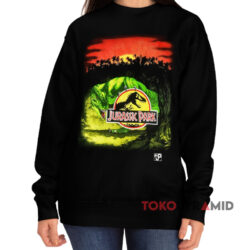 Vintage Jurassic Park 1993 T-Rex Shirt 3 Vintage Jurassic Park 1993 T rex Black Sweatshirt