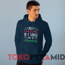 Vintage Just A Cindy Lou Who In A World Full Of Grinches Sweater 2 Vintage Just A Cindy Lou Who In A World Full Of Grinches Sweater Navy Hoodie