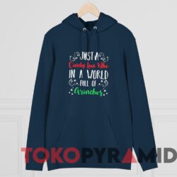 Vintage Just A Cindy Lou Who In A World Full Of Grinches Sweater 3 Vintage Just A Cindy Lou Who In A World Full Of Grinches Sweater Navy Hoodie.
