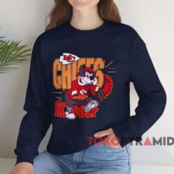 Vintage Kansas City Chiefs Kc Wolf Shirt Navy Sweatshirt