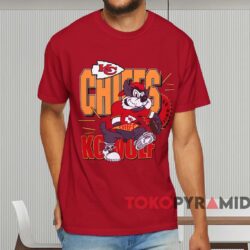 Vintage Kansas City Chiefs Kc Wolf Shirt Red T shirt