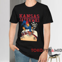 Vintage Kansas Jayhawks Slam Dunk Shirt Black T shirt