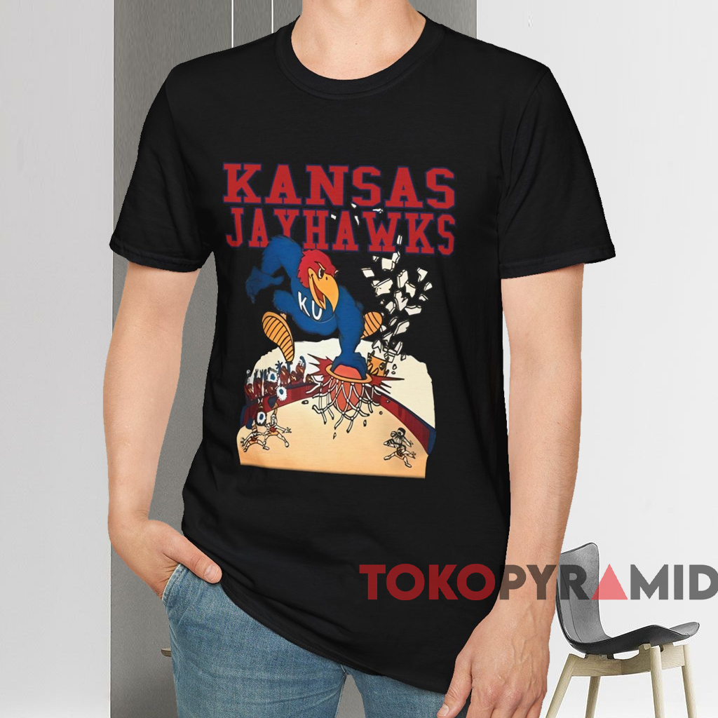 Vintage Kansas Jayhawks Slam Dunk Shirt Black T shirt Vintage Kansas Jayhawks Slam Dunk Shirt Black T shirt