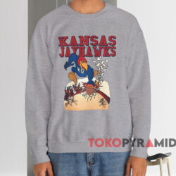 Vintage Kansas Jayhawks Slam Dunk Shirt 3 Vintage Kansas Jayhawks Slam Dunk Shirt Grey Sweatshirt
