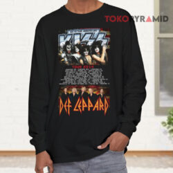 Vintage Kiss And Def Leppard Tour 2014 Shirt 4 Vintage Kiss And Def Leppard Tour 2014 Long sleeved