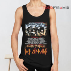 Vintage Kiss And Def Leppard Tour 2014 Shirt 2 Vintage Kiss And Def Leppard Tour 2014 Tank Top