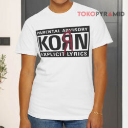 Vintage Korn Parental Advisory Explicit Lyrics White T shirt