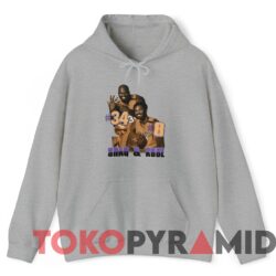 Vintage LA Lakers 34 Shaq and Kobe Bryant 8 Unique Tee 3 Vintage LA Lakers 34 Shaq & Kobe Bryant 8 Tee Sport Grey Hoodie