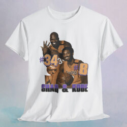 Vintage LA Lakers 34 Shaq and Kobe Bryant 8 Unique Tee