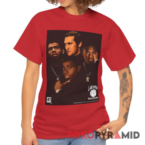 Vintage LA Lakers Deathrow 2015 Lakeshow Records Unique Tee