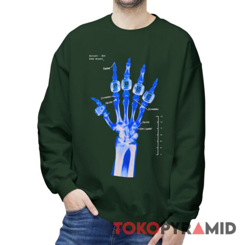 Vintage LA Lakers Kobe Bryant 5 Rings Skeleton Rare Sweatshirt