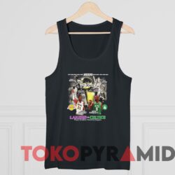 Vintage LA Lakers vs. Boston Celtics 2008 NBA The Finals Rare Tee 4 Vintage LA Lakers vs Boston Celtics 2008 NBA The Finals Tee Black TankTop