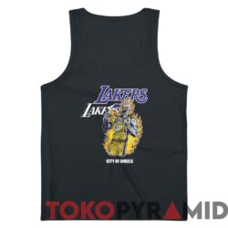 Vintage LA Warren Lotas Lakers City Of Angels Kobe Bryant 24 Unique Tee 4 Vintage LA Warren Lotas Lakers City Of Angels Kobe Bryant 24 Tee Black Tank Top
