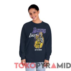 Vintage LA Warren Lotas Lakers City Of Angels Kobe Bryant 24 Unique Tee 2 Vintage LA Warren Lotas Lakers City Of Angels Kobe Bryant 24 Tee Navy Long sleeved