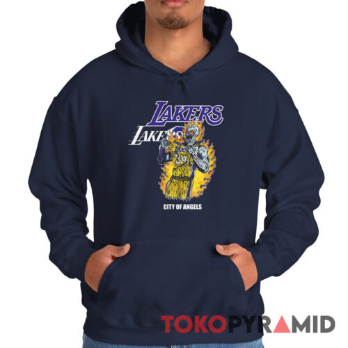 Vintage LA Warren Lotas Lakers City Of Angels Kobe Bryant 24 Unique Hoodie