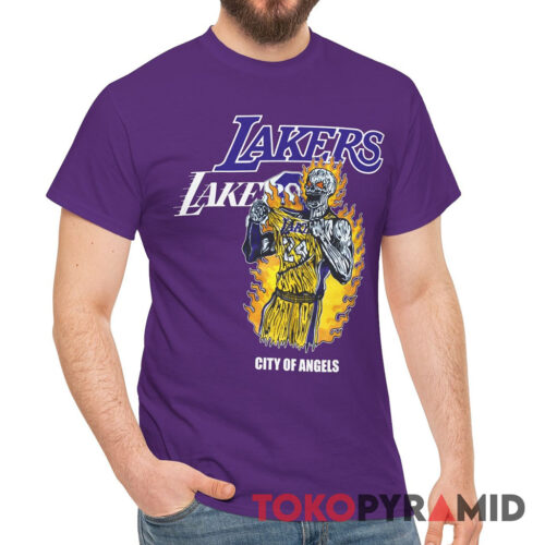 Vintage LA Warren Lotas Lakers City Of Angels Kobe Bryant 24 Unique Shirt