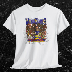 Vintage Lakers 1987 World Champs The Drive For Five Tee