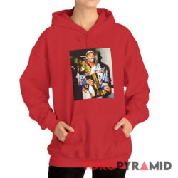 Vintage Lakers Kobe Bryant Holding Trophy Unique Hoodie
