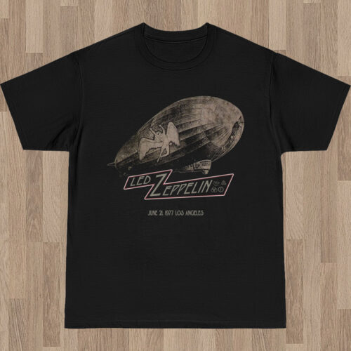 Vintage Led Zeppelin 1977 Los Angeles T shirt